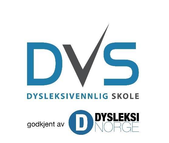Logo dysleksivennlig skole - Klikk for stort bilde
